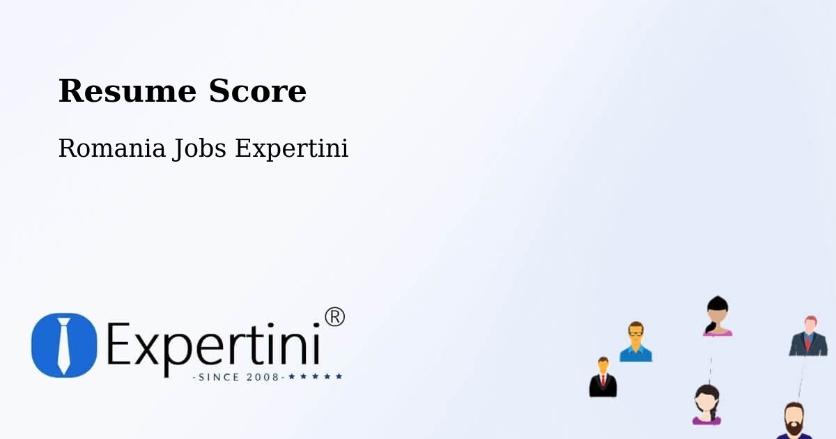 Resume Score & Job Description Match Tool – Babța - Romania Jobs Expertini
